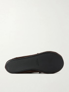 Acne Studios - Bojan Folding Suede Loafers - Brown
