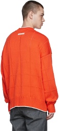 UNIFORME Orange Cotton Sweater