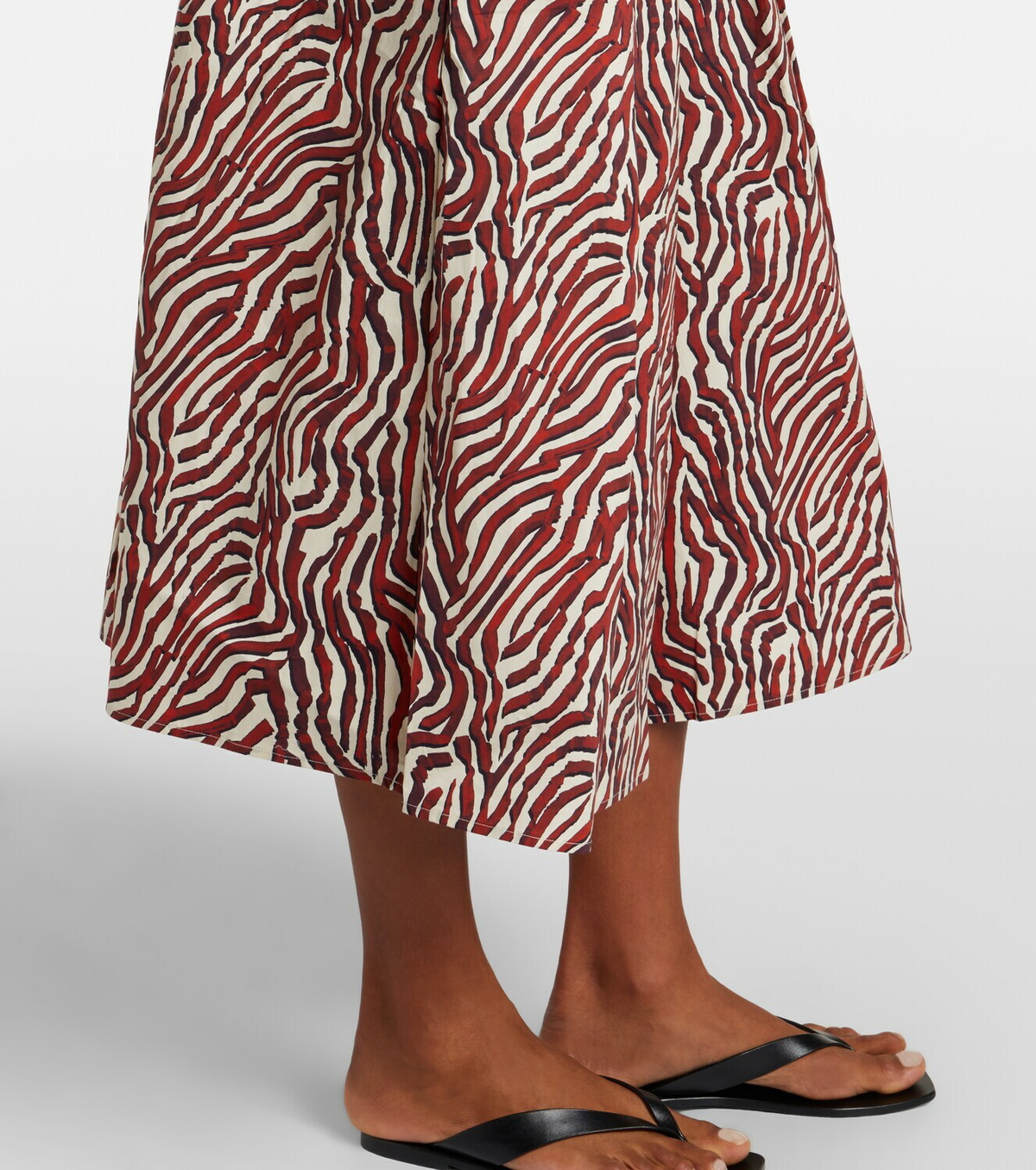 Proenza Schouler White Label Nessa printed cotton-blend maxi skirt