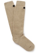 Fear of God - Logo-Appliquéd Ribbed Cotton-Blend Socks