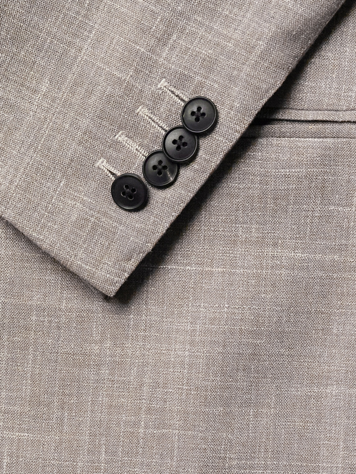 Saman Amel - Slim-Fit Basketweave Wool, Silk and Linen-Blend Blazer - Gray