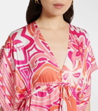 Poupette St Barth Amaya floral kaftan