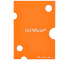 Off-White Notepad in Orange