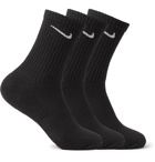 Nike Training - Three-Pack Everyday Cushioned Dri-FIT Socks - Black