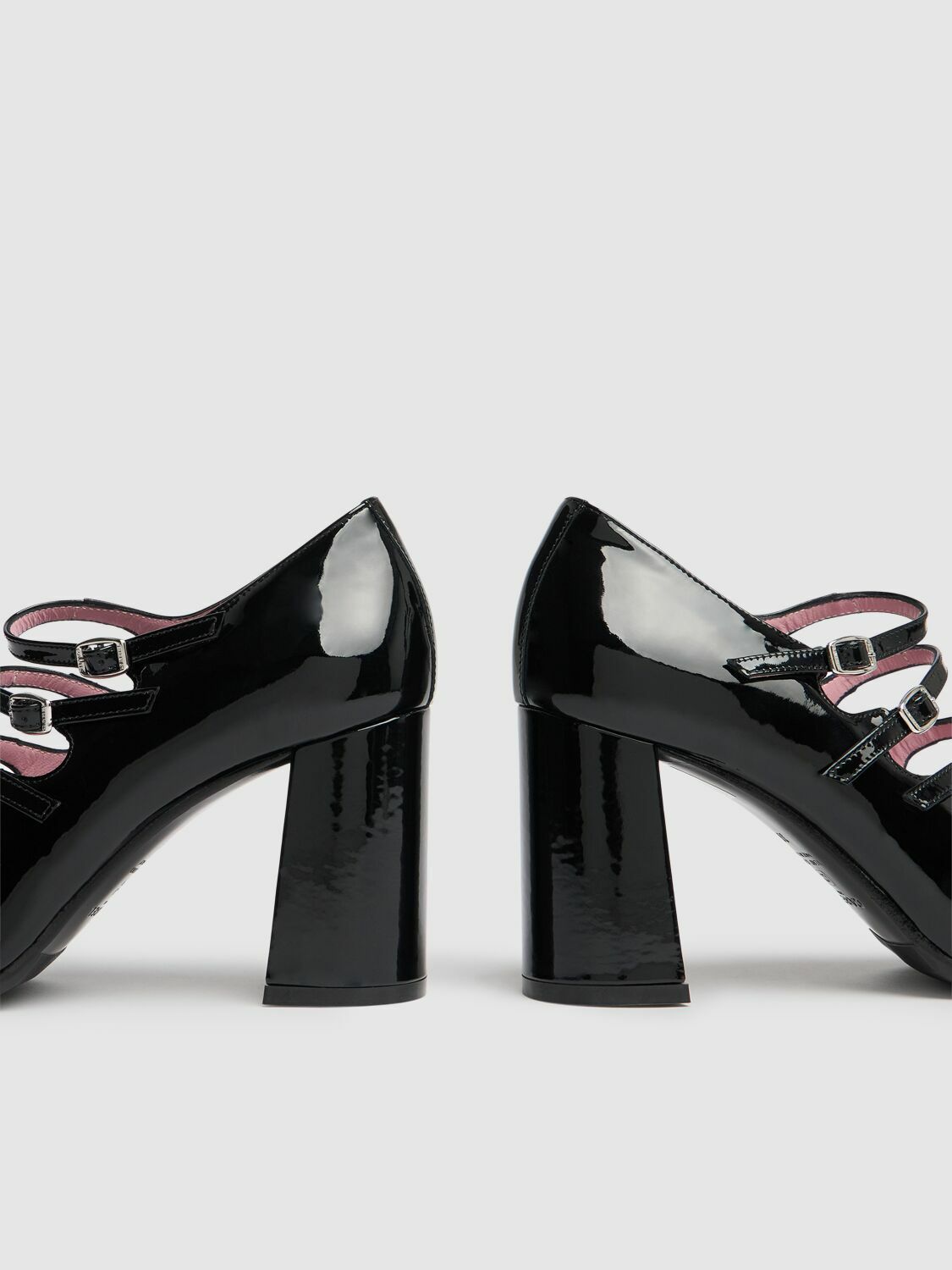 CAREL 85mm Keel Patent Leather Pumps Carel Paris