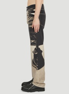 Printed Pants in Black