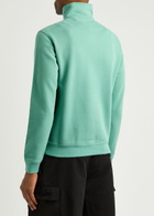 Belstaff Half-zip Logo Cotton Sweatshirt Blue