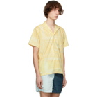 Bather Yellow and White Bandana Camp Short Sleeve Shirt