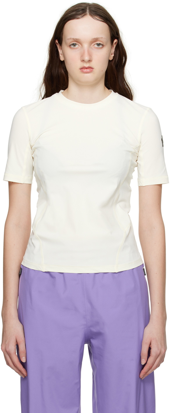 Moncler Grenoble Off-White Crewneck T-Shirt