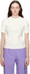 Moncler Grenoble Off-White Crewneck T-Shirt