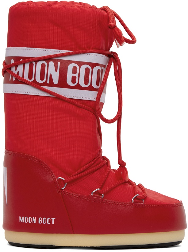Photo: Moon Boot Red Icon Boots