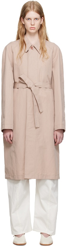 Photo: LEMAIRE Beige Belted Lightweight Coat
