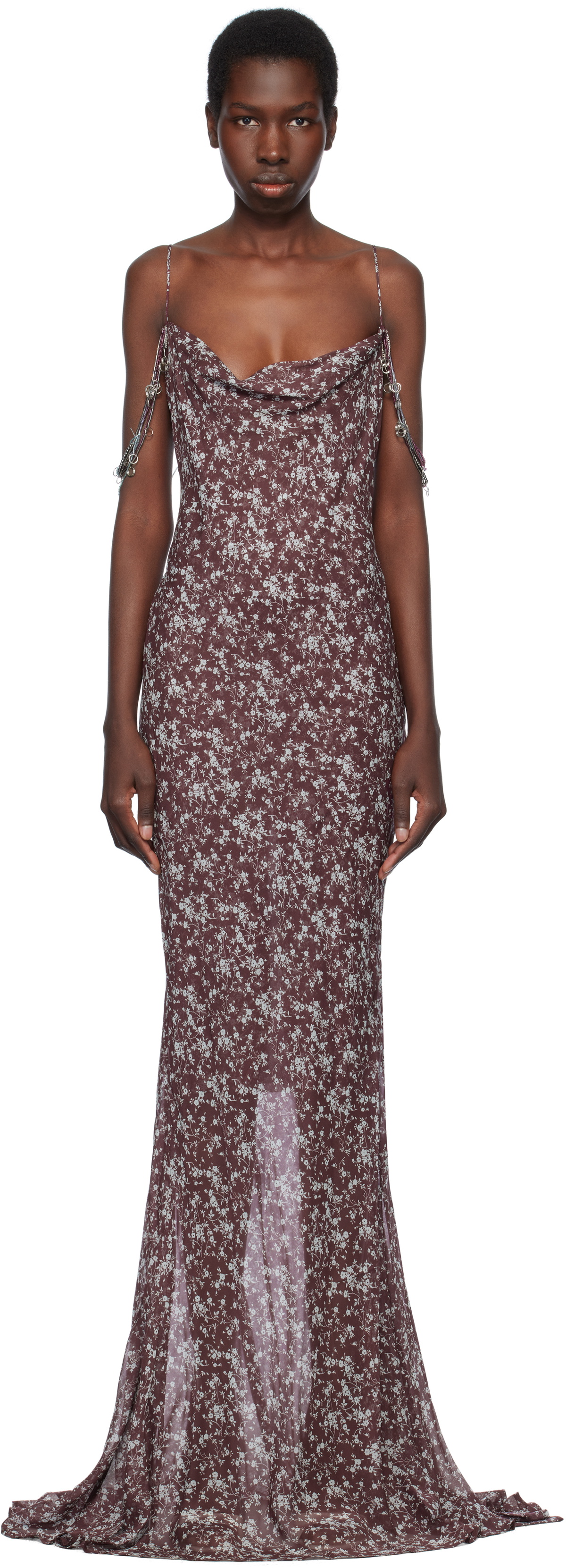 Paris Georgia Purple Milly Maxi Dress Paris Georgia
