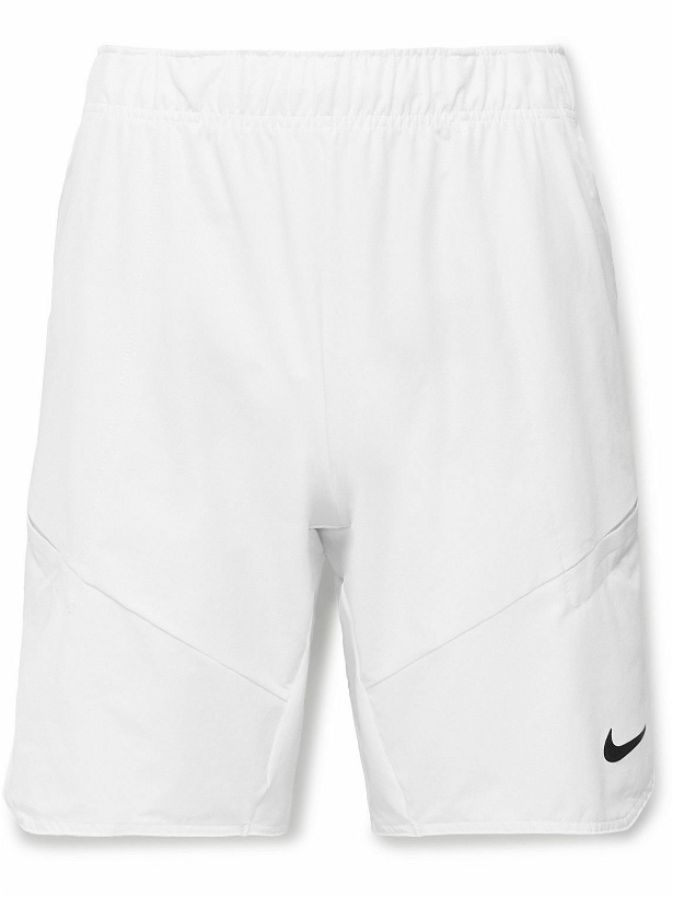 Photo: Nike Tennis - NikeCourt Straight-Leg Dri-FIT ADV Tennis Shorts - White