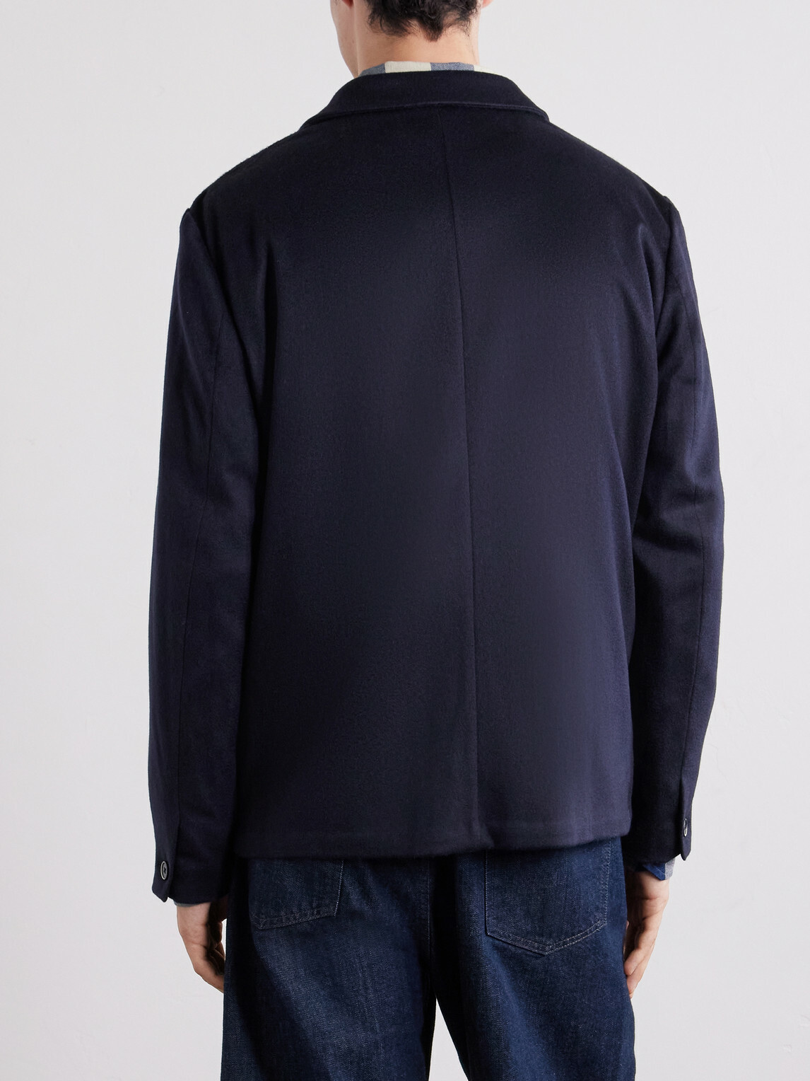 Barena - Cashmere Overshirt - Blue