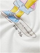 POLITE WORLDWIDE® - Bart Bob Printed Hemp and Cotton-Blend Jersey T-Shirt - White