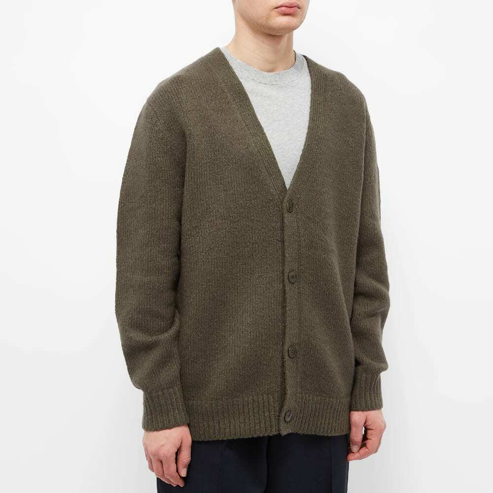 Acne Studios Men's Korval Cardigan in Forest Green Acne Studios