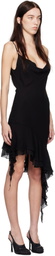 MISBHV Black Ruffle Strap Minidress