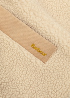 Barbour Dulsie Corduroy-trim Fleece Gilet Ecru