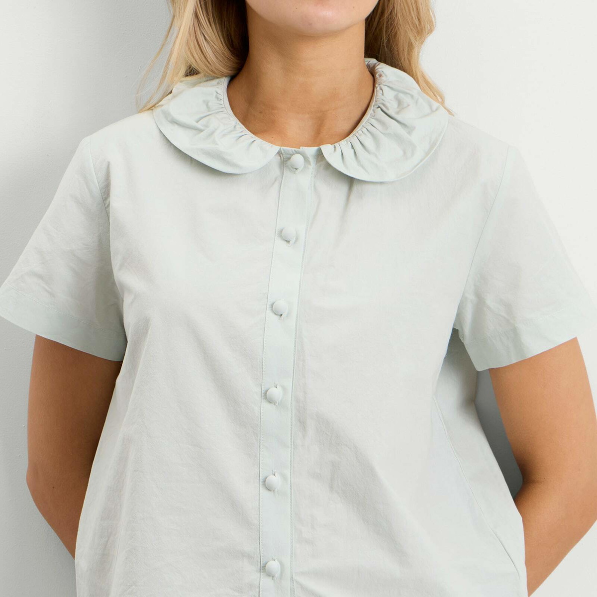 My Mum Made It Women's Esme Button Shirt in Mint