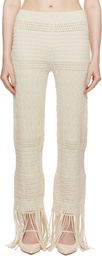 Nanushka Off-White Miciel Trousers