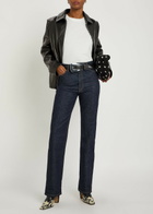 Khaite Jackson Leather Jacket Black