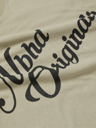 Neighborhood - Logo-Print Cotton-Jersey T-Shirt - Brown
