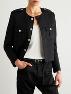 CELINE - 1.8cm Glossed-Leather Belt - Black