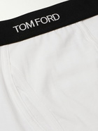 TOM FORD - Stretch-Cotton and Modal-Blend Boxer Briefs - White