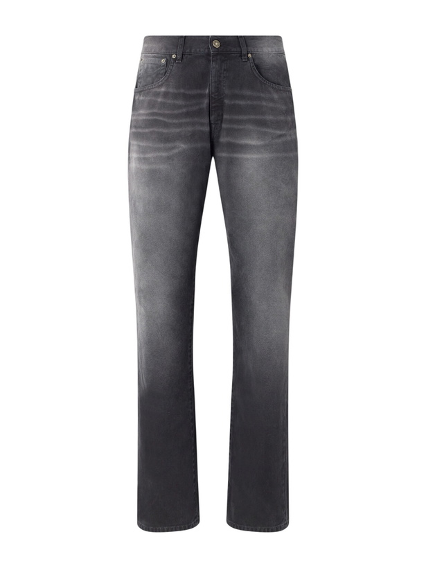 Photo: 424 - Straight-Leg Cotton-Canvas Trousers - Black