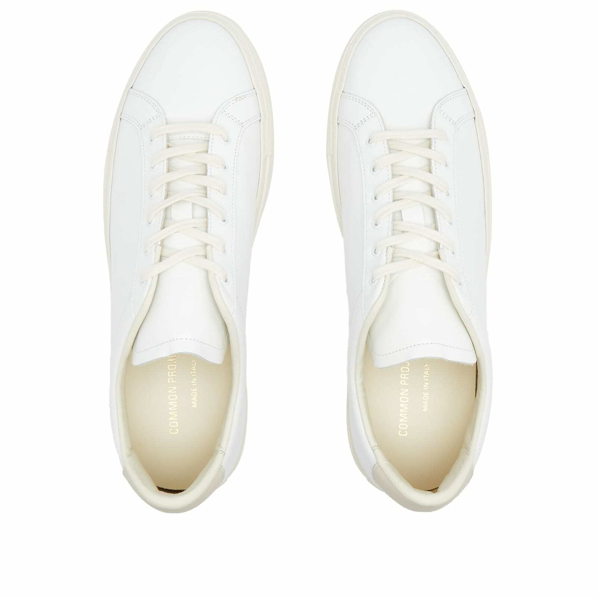 Common Projects Men's Retro Low Sneakers in White Common Projects