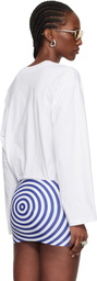 Jean Paul Gaultier White Mix Jersey Long Sleeves Bodysuit