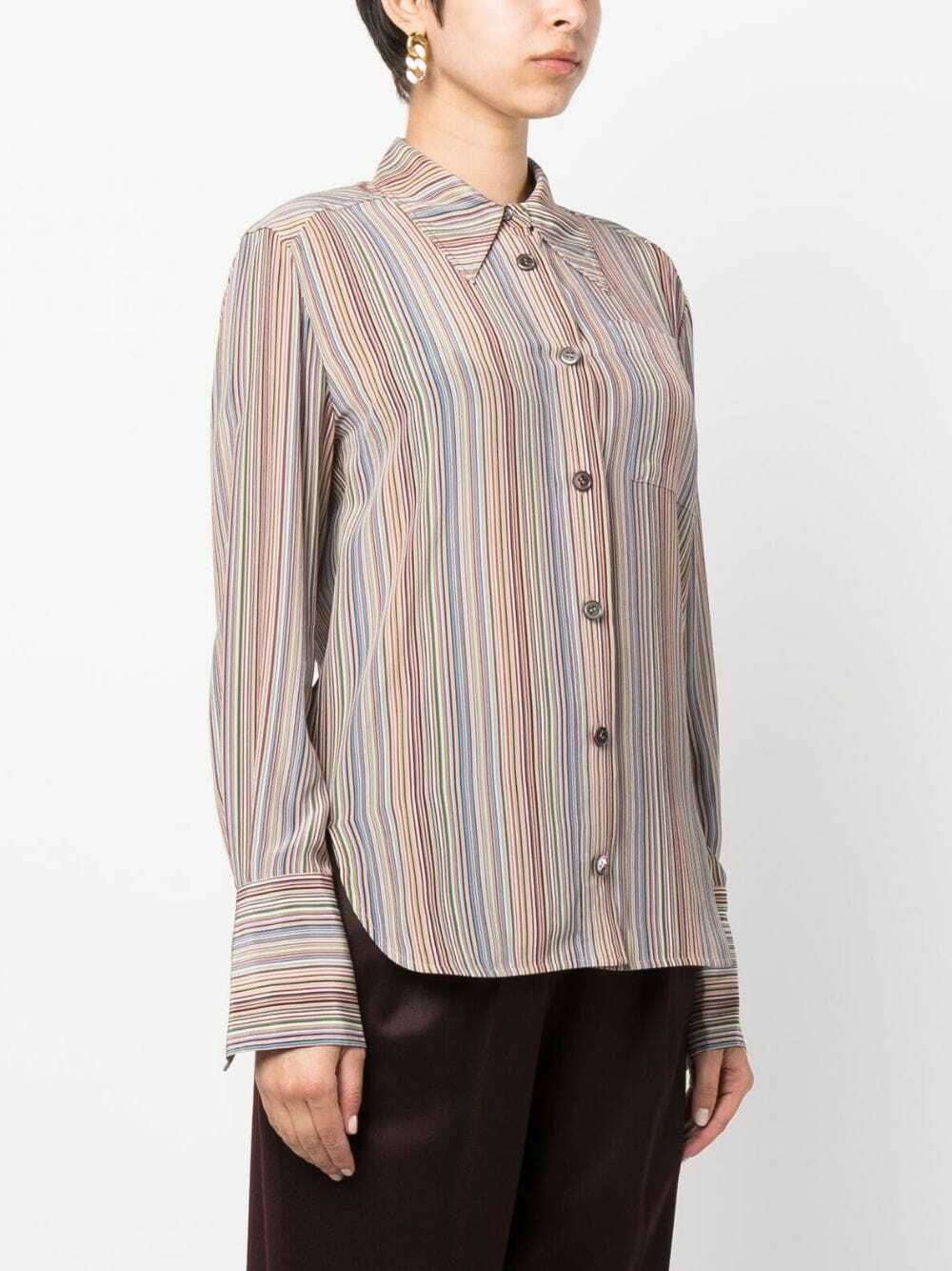 PAUL SMITH - Signature Stripe Silk Shirt