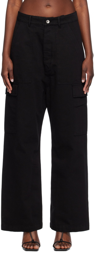 Photo: Rick Owens DRKSHDW Black Cargo Trousers