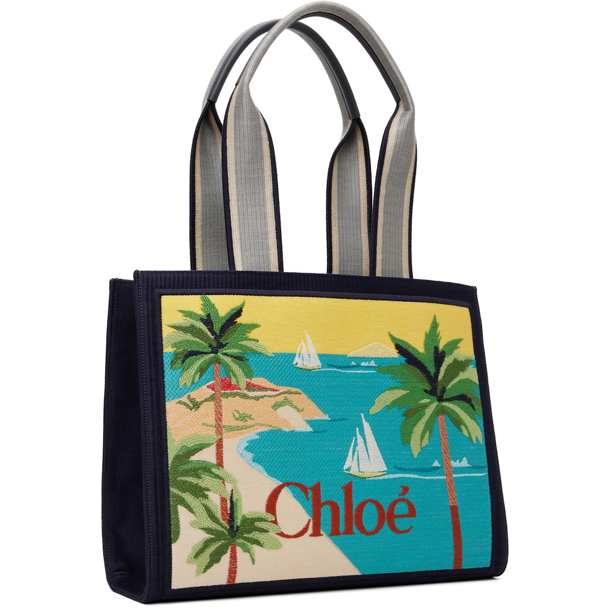 Chloé Navy 'Chloé Soleil' Tote