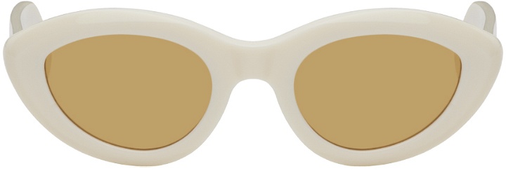 Photo: RETROSUPERFUTURE White Cocca Sunglasses