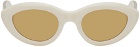 RETROSUPERFUTURE White Cocca Sunglasses