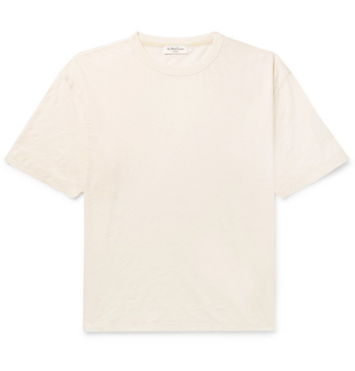 Photo: YMC - Oversized Slub Cotton T-Shirt - Ivory