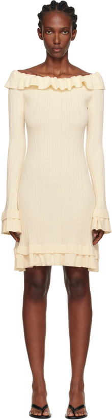 Photo: Holzweiler Beige Ripple Minidress