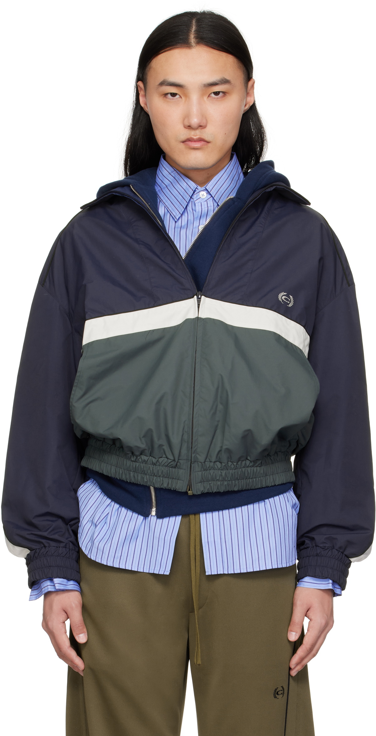 Commission Navy & Gray Jitsu Jacket