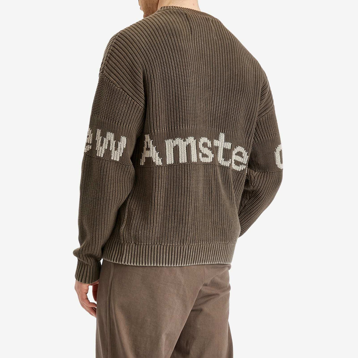 New Amsterdam Surf Association Men's Logo Crew Knit Sweater in Eiffel Tower