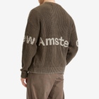 New Amsterdam Surf Association Men's Logo Crew Knit Sweater in Eiffel Tower