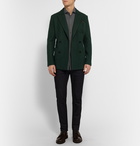 Berluti - Green Double-Breasted Felted-Cashmere Blazer - Men - Green