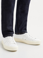 TOM FORD - Cambridge Leather High-Top Sneakers - White