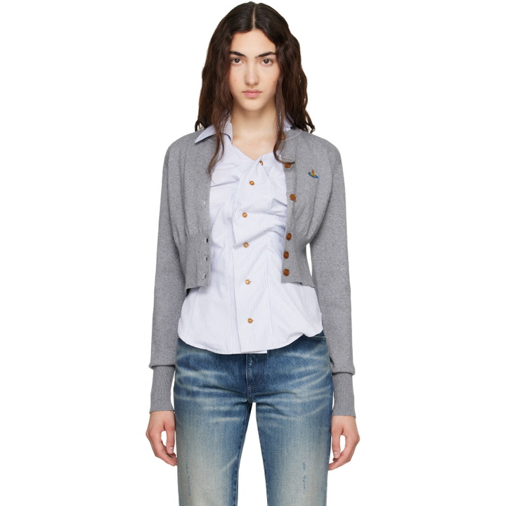 Photo: Vivienne Westwood Gray Bea Cropped Cardigan