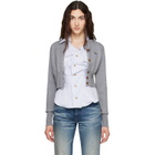 Vivienne Westwood Gray Bea Cropped Cardigan
