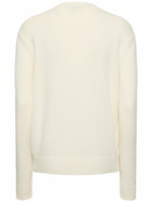 RALPH LAUREN COLLECTION Cotton Jersey Crewneck Sweater with Bear