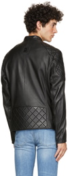 Boss Black Leather Jador Jacket