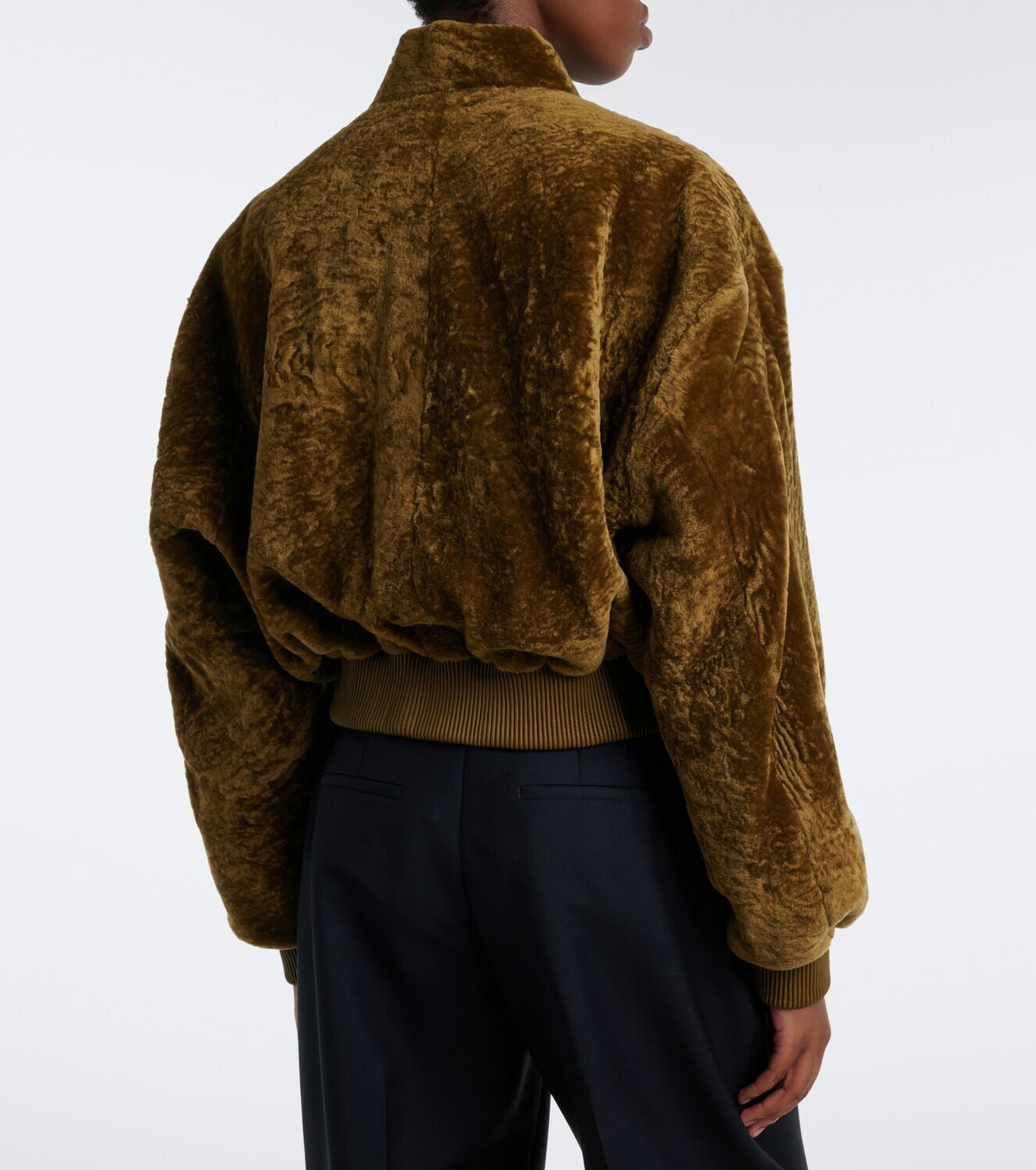 Arma Azra shearling bomber jacket