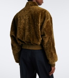 Arma Azra shearling bomber jacket